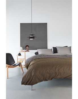 Beddinghouse Dutch Design Shitake Dekbedovertrek - Brown 140x200/220 cm