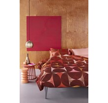 Beddinghouse Dutch Design Redwood Dekbedovertrek - Red 240x200/220 cm