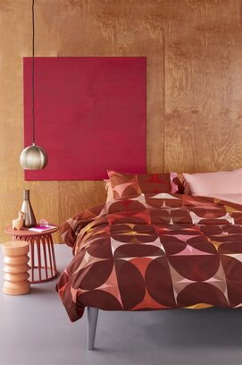 Beddinghouse Dutch Design Housse de couette Redwood - Rouge 240x200/220 cm