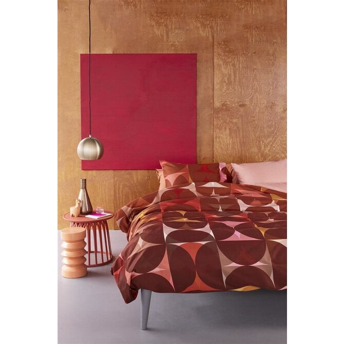 Beddinghouse Dutch Design Housse de couette Redwood - Rouge 200x200/220 cm