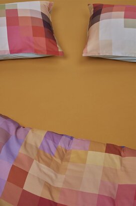 Beddinghouse Dutch Design Organic Lycra  Hoeslaken - Ochre 180x200/220 cm Hoekhoogte: 40 cm