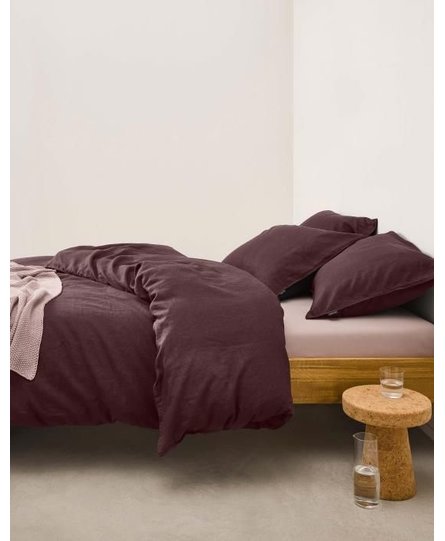 Marc O'Polo Valka Duvet cover 2p set 200x220 Aubergine