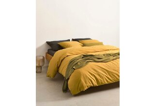 Marc O'Polo Senja Enveloppe de couette 2p 260x220 Golden Yellow