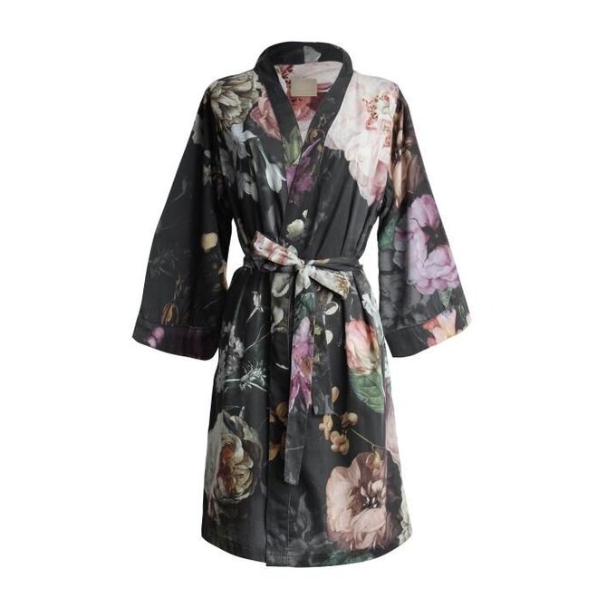 Essenza Sarai Fleur Festive Kimono Blooming black XS