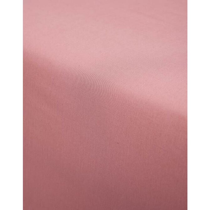 Essenza Minte drap-housse 90x200 Rose poussiéreux