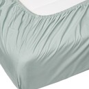 Essenza Essenza Minte drap-housse 200x200 Vert poussière