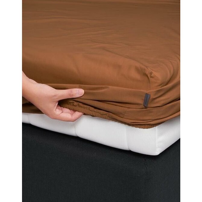 Essenza Minte hoeslaken 80x200 Leather brown