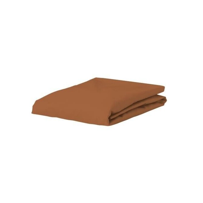 Essenza Minte drap-housse 80x200 Cuir brun