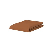 Essenza Minte drap-housse 90x200 Cuir brun