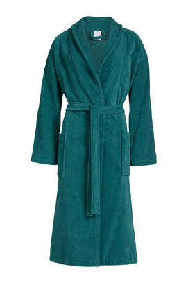 Vandyck peignoir Prestige bleu pétrole S