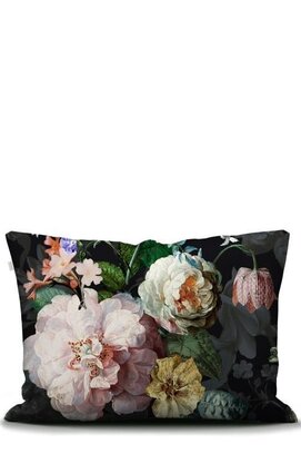 Essenza Fleur Festive Taie d'oreiller Blooming black 60x70
