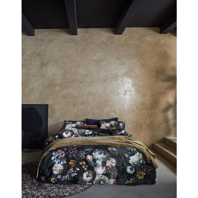 Essenza Fleur Festive housse de couette Blooming black 1p set 140x220
