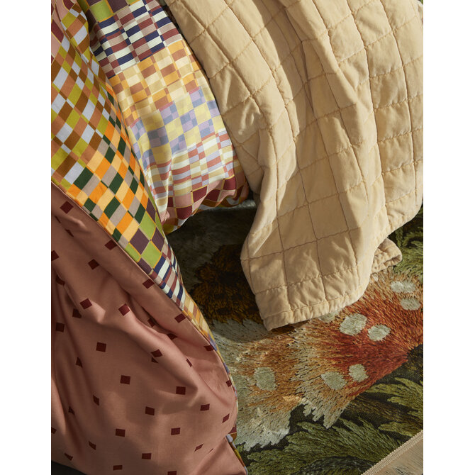 Essenza Stach Duvet dekbedovertrek 2p set 260x220 Antique pink