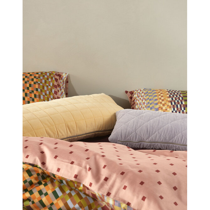 Essenza Stach Duvet dekbedovertrek 2p set 260x220 Antique pink