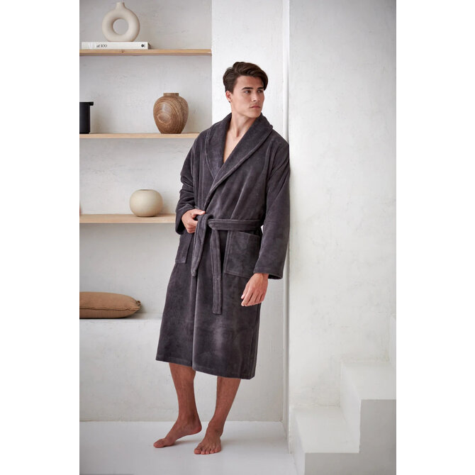 Vandyck Beaumont Peignoir Anthracite S