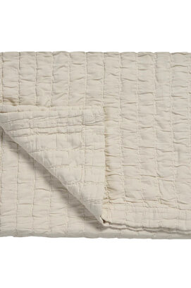 Vandyck PURE 64 G.DYED Bedsprei 260x260 cream tan