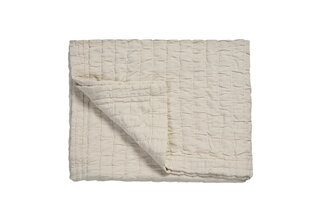 Vandyck PURE 64 G.DYED Bedsprei 260x260 cream tan