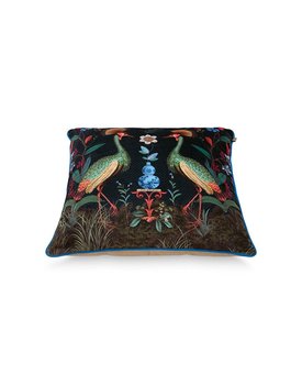 Pip Studio Cushion Flirting Birds Dark Blue 60x60cm