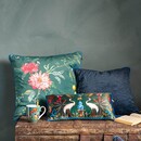 Pip Studio Pip Studio Coussin matelassé bleu foncé 50x50cm