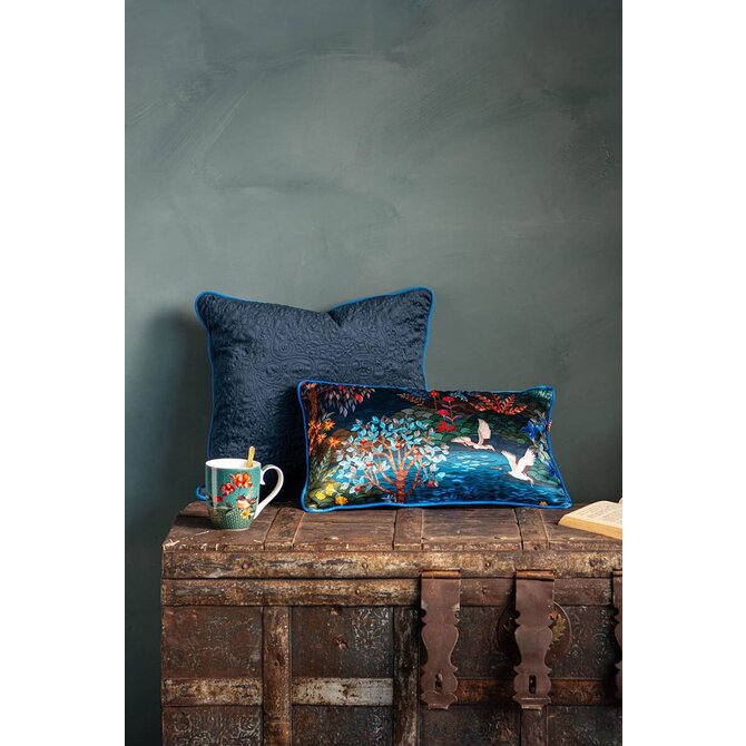Pip Studio Cushion Quilted Dark Blue 50x50cm