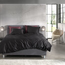 Zo! Home Zo ! Home Satinado Housse de couette 240x200/220 Nuit Noir