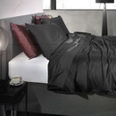 Zo! Home Zo ! Home Satinado Housse de couette 240x200/220 Nuit Noir