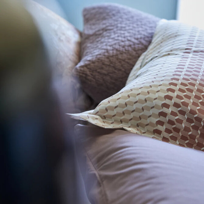 Vandyck PATTERN PLAY 2 personnes (200x200/220) latte