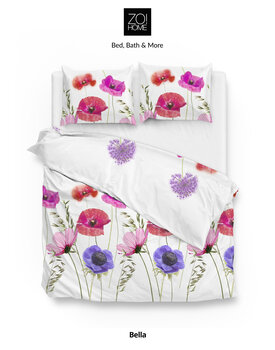 Zo! Home Bella Dekbedovertrek 200x200/220 White