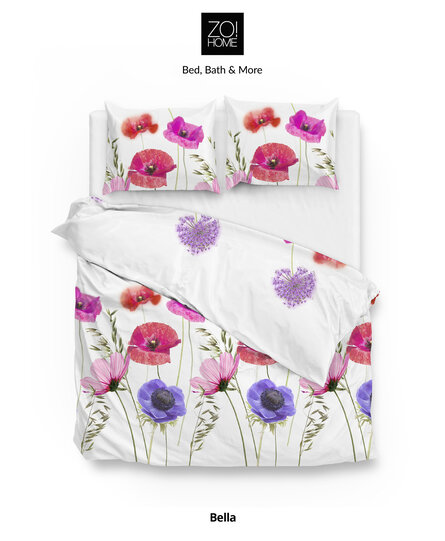 Zo! Home Bella Dekbedovertrek 200x200/220 White