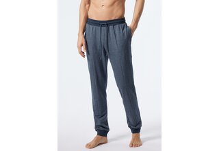 Schiesser Long Pants bleu foncé 178154 56/XXL