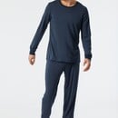 Schiesser Schiesser Pyjama long bleu foncé 178114 54/XL