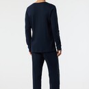 Schiesser Schiesser Pyjama Long bleu foncé 178109 54/XL
