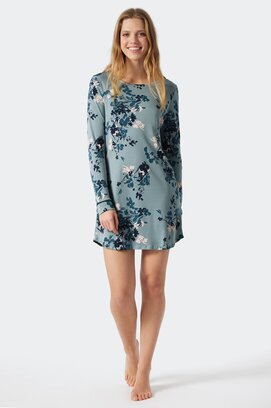 Schiesser Nightshirt 1/1 178059 greyblue 42/XL