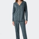 Schiesser Schiesser Pyjama long 178056 bleu foncé 44/XXL