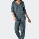 Schiesser Schiesser Pyjama long 178056 bleu foncé 44/XXL