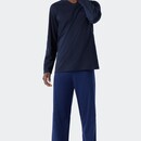 Schiesser Schiesser Pyjama long bleu roi 178096 48/S