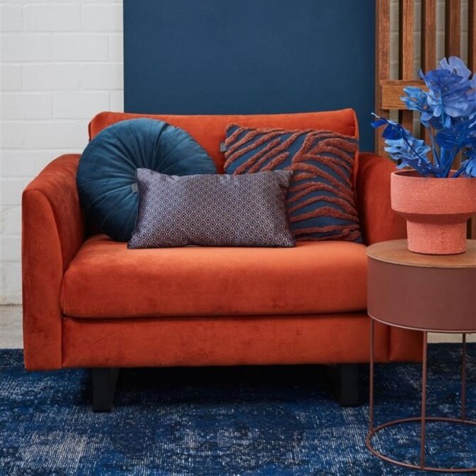 KAAT Amsterdam Meja coussin décoratif Rouge