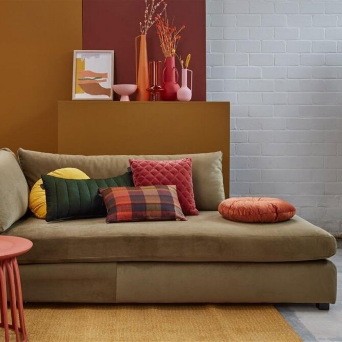 KAAT Amsterdam Coussin décoratif Shari Vert