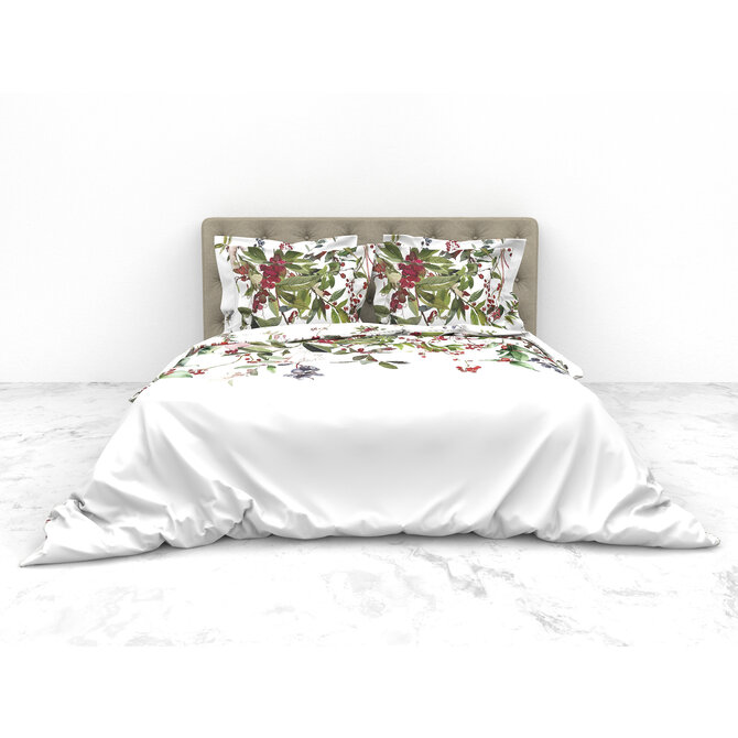 Heckett & Lane - Housse de couette Moires 240x200/220 White