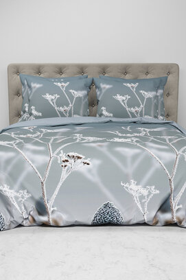 Heckett & Lane Blog Housse de couette 200x200/220 Frost Blue