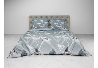 Heckett & Lane Blog Housse de couette 200x200/220 Frost Blue