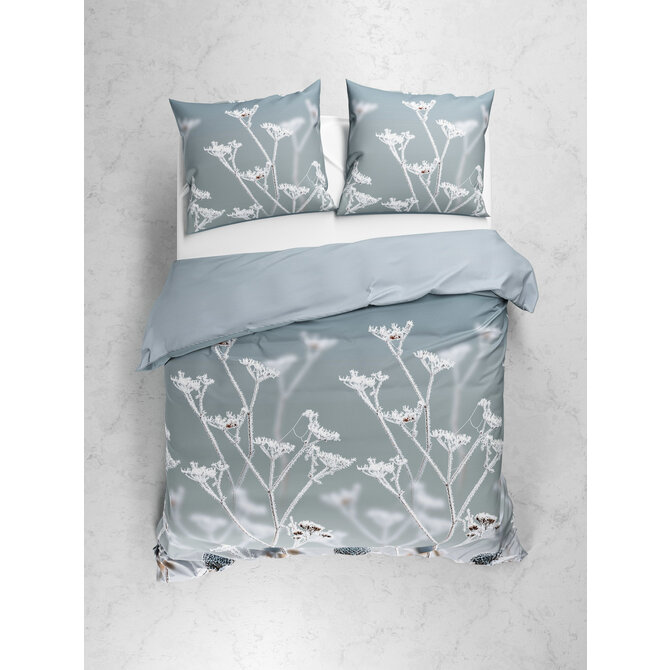 Heckett & Lane Blog Housse de couette 200x200/220 Frost Blue