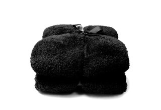 Unique Living Teddy plaid 150x200cm black