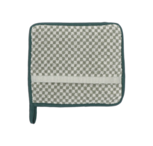 Bunzlau Castle Pannenlap Small Check Dark Green