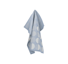 Bunzlau Castle Theedoek Dots Grey-Blue