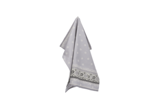 Bunzlau Castle Theedoek Belle Fleur Grey