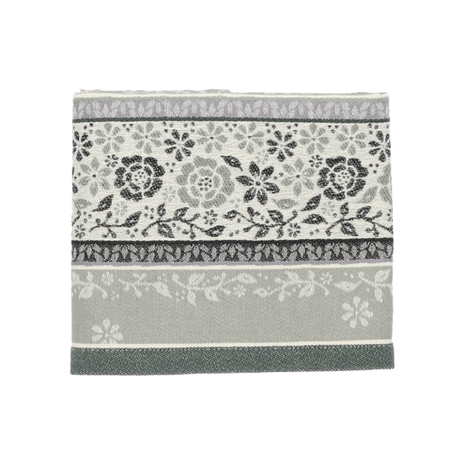 Bunzlau Castle Torchon Belle Fleur Vert Foncé