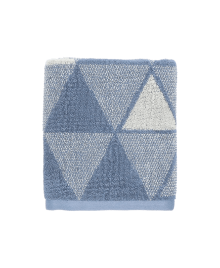 Bunzlau Castle Keukendoek Triangles Grey-Blue