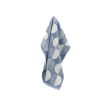 Bunzlau Castle Keukendoek Dots Grey-Blue