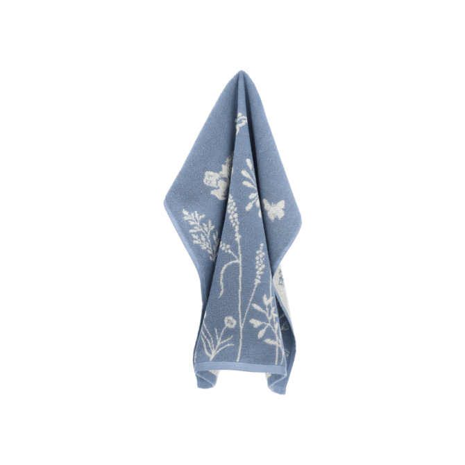 Bunzlau Castle Keukendoek Wild Flowers Grey-Blue